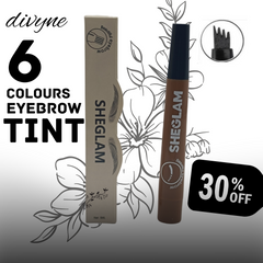 6 Colours Eyebrow Tint - 4 Tip Eyebrow Pen